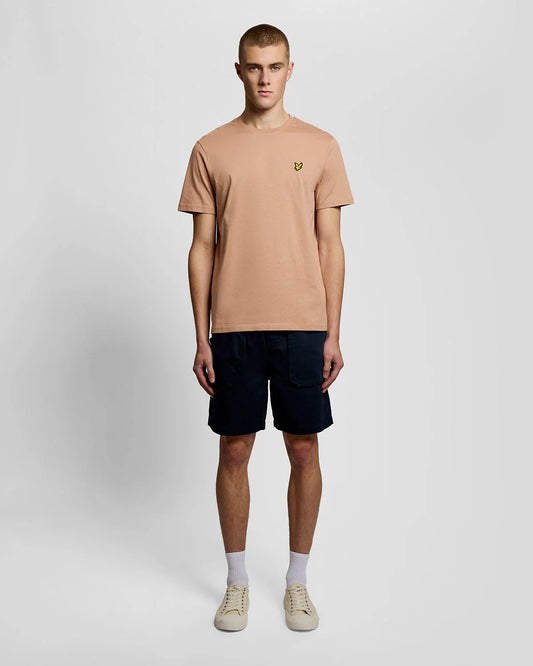 Lyle & Scott Cotton Crew Neck T-Shirt Barley
