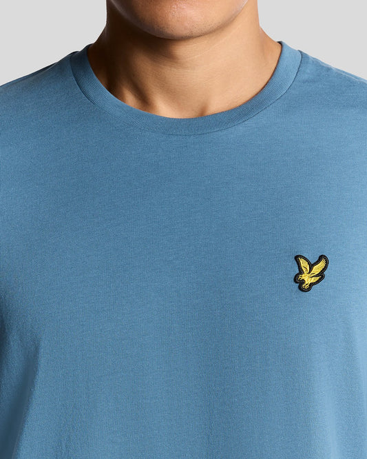 Lyle & Scott Cotton Crew Neck T-Shirt Ocean Sky - RD1 Clothing