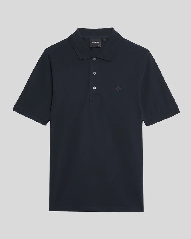 Lyle & Scott Superfine Cotton Polo Shirt Dark Navy