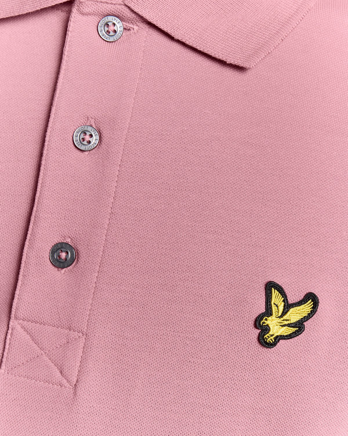 Lyle & Scott Cotton Polo Shirt Garden Rose