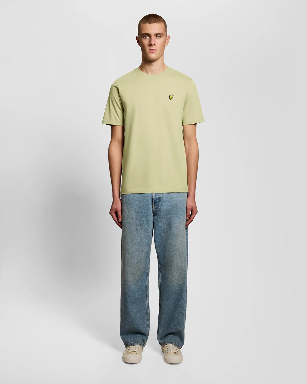 Lyle & Scott Cotton Crew Neck T-Shirt Herb Green