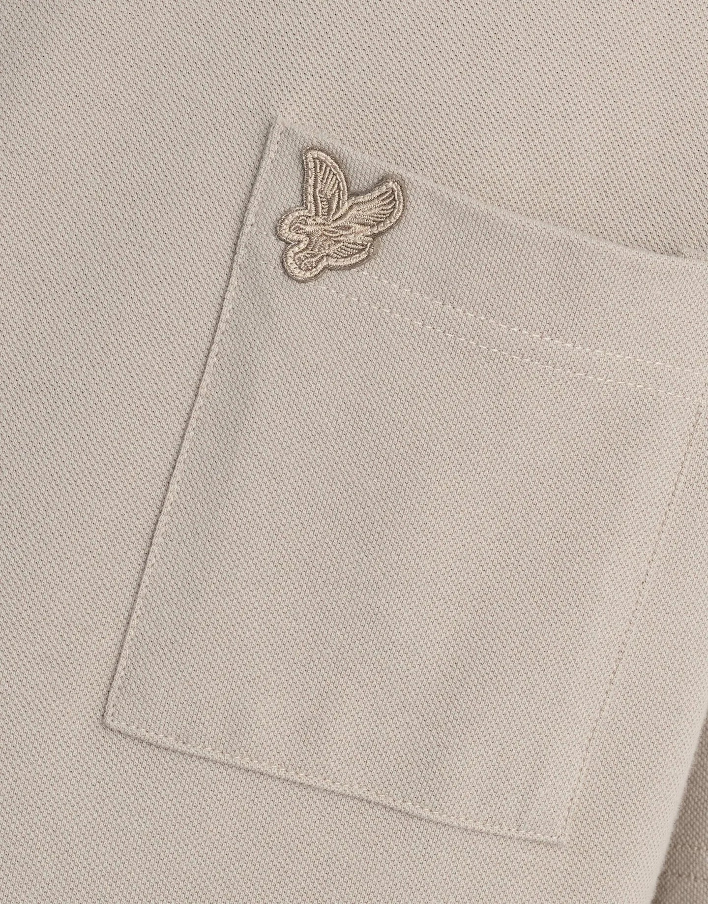 Lyle & Scott Pique Interlock T-Shirt Clay Taupe