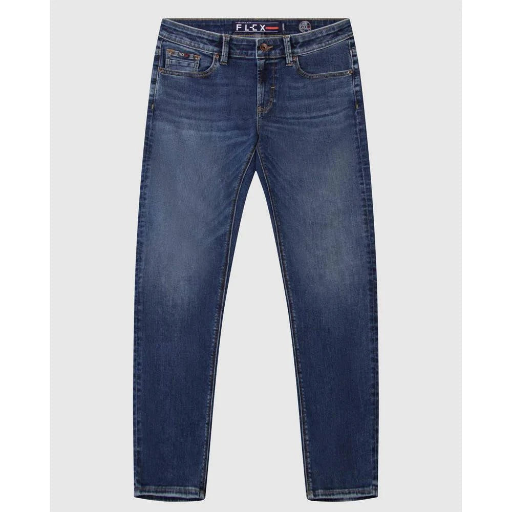 MishMash 1984 Flex Active Mid Denim Jeans Tapered Fit - RD1 Clothing