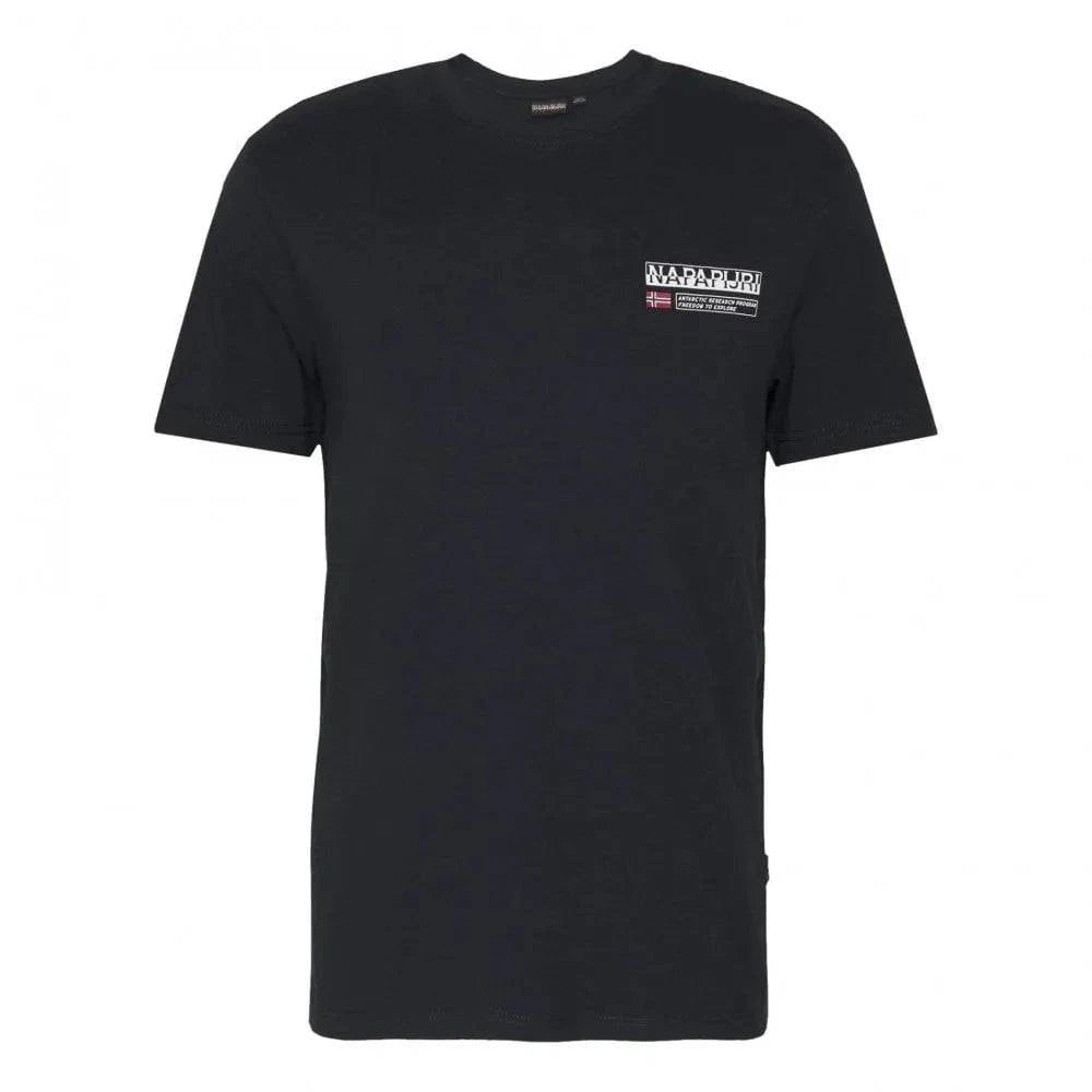 Napapijri Kasba Tee In Black - RD1 Clothing