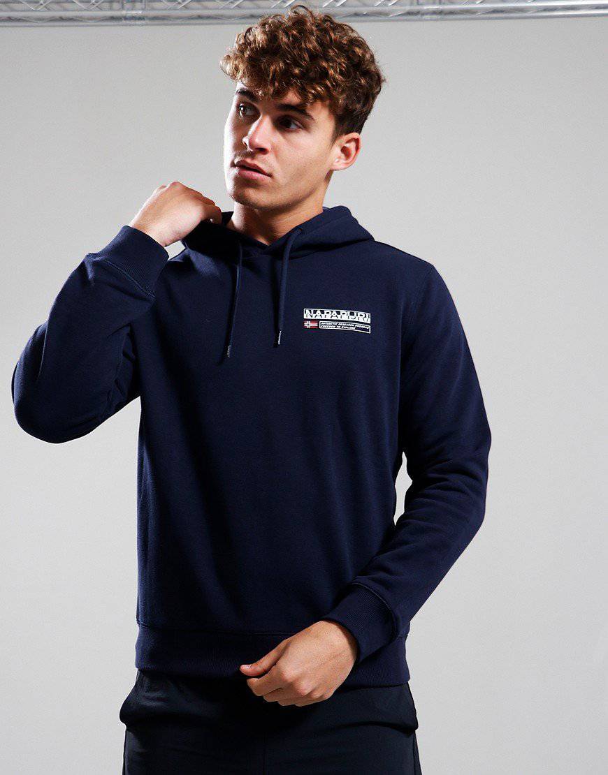 Napapijri Kasba Hoodie In Navy RD1 Clothing - Main Image