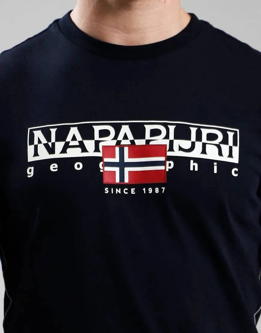 Napapijri Aylmer T-Shirt In Black - RD1 Clothing