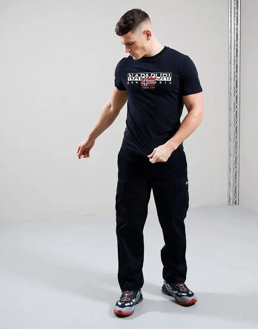 Napapijri Aylmer T-Shirt In Black - RD1 Clothing