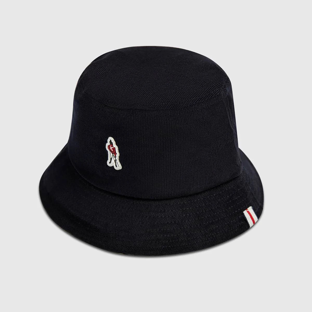 Grand Alliance Corduroy Bucket Hat In Navy - RD1 Clothing