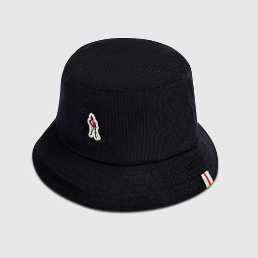 Grand Alliance Corduroy Bucket Hat In Navy - RD1 Clothing