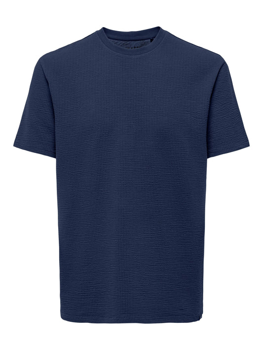 Only and Sons Onskain T-shirt Navy - RD1 Clothing