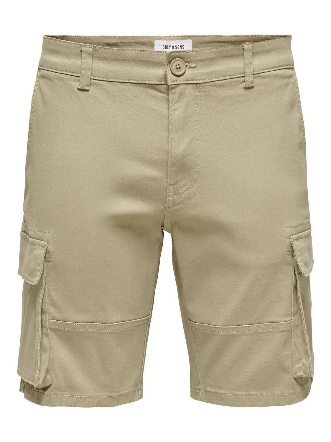 Only & Sons Cargo Shorts Beige