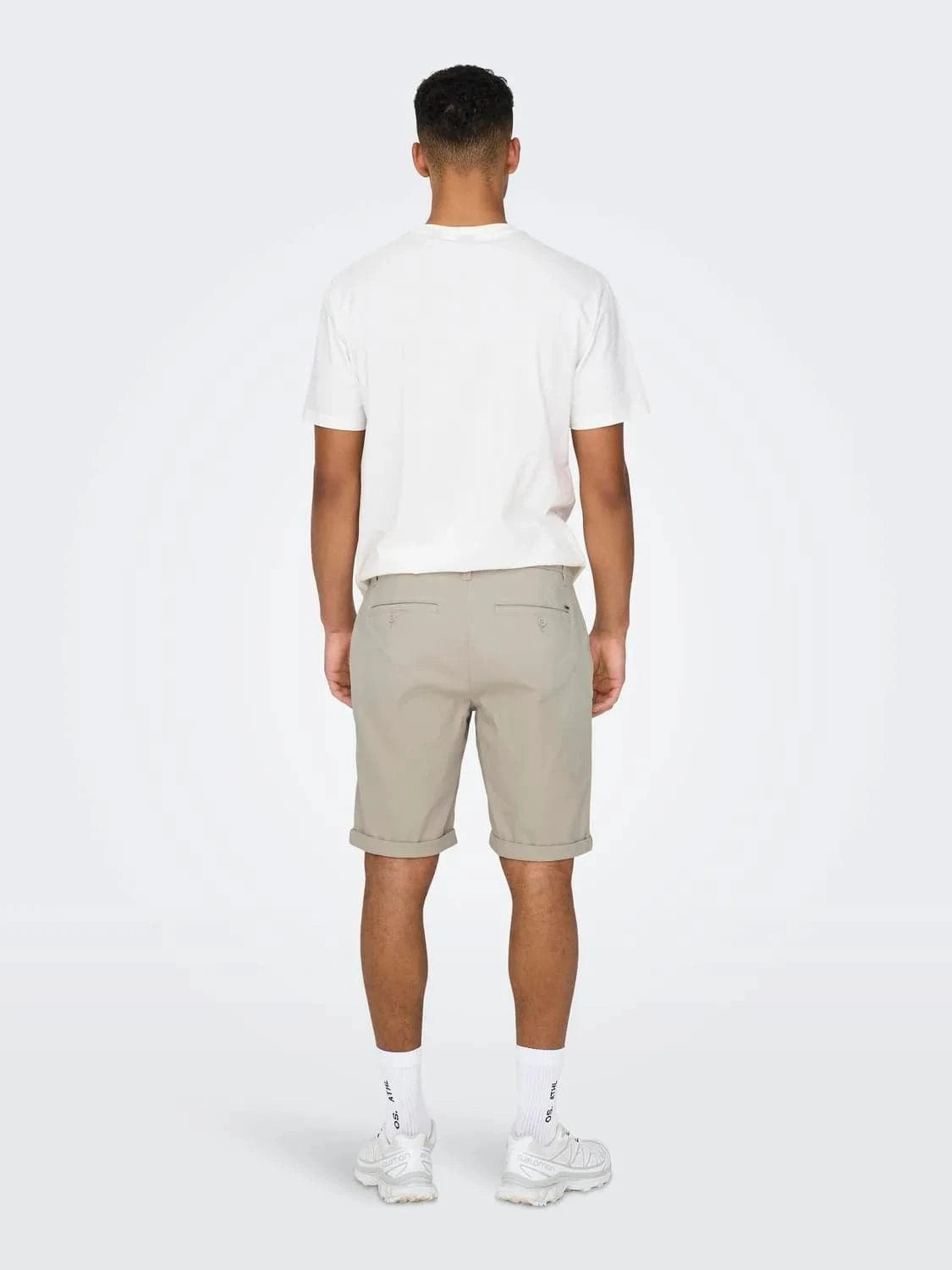 Only & Sons Peter Chino Shorts Silver Lining