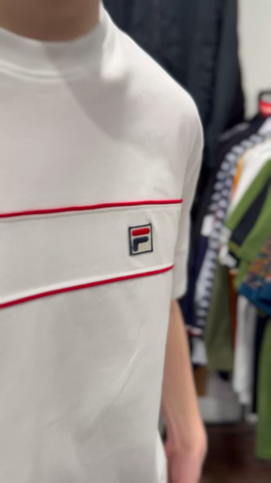 Fila Williams Piping T-Shirt White/Red