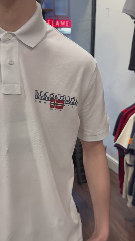 Napapijri Aylmer Polo In Bright White