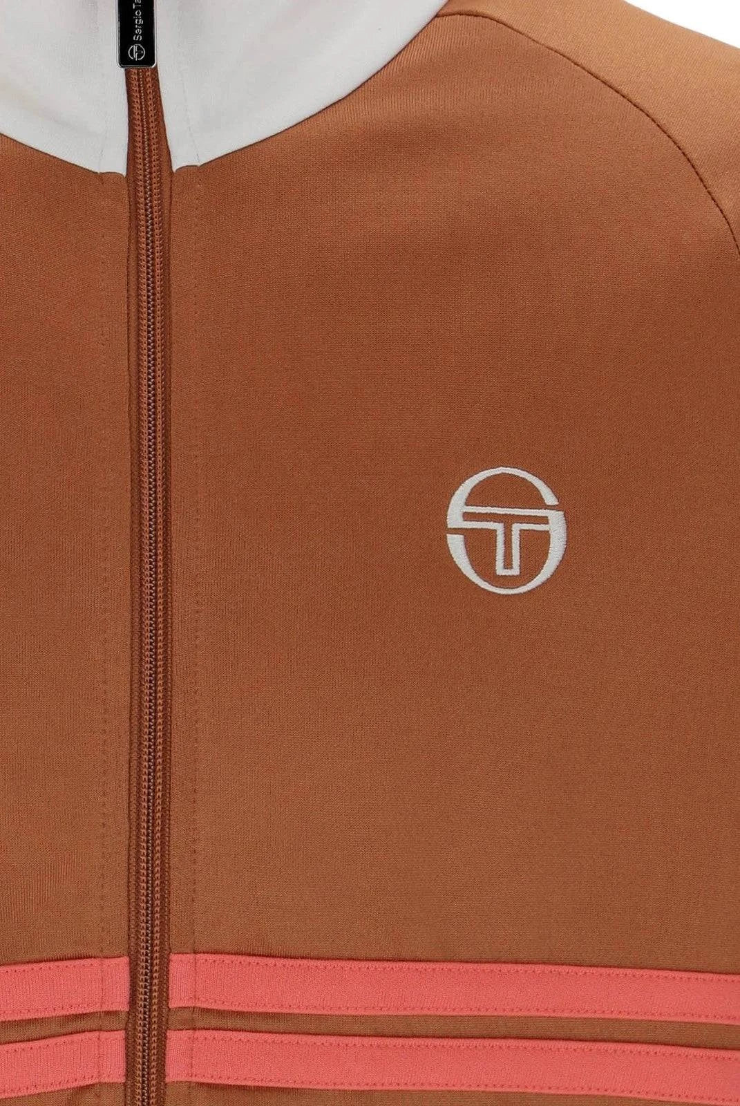 Sergio Tacchini Dallas Track Top Mocha Bisque/Gardenia/Dubarry - RD1 Clothing