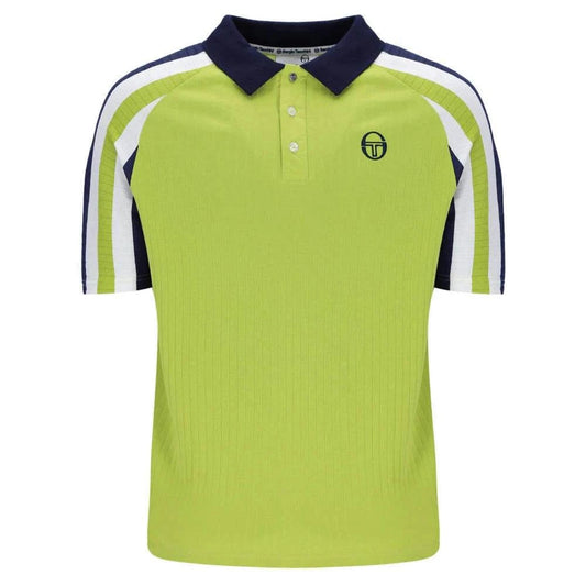 Sergio Tacchini New Blow Polo Dark Citron/Maritime Blue/Gardenia - RD1 Clothing