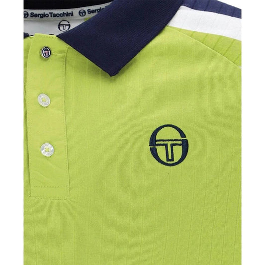 Sergio Tacchini New Blow Polo Dark Citron/Maritime Blue/Gardenia - RD1 Clothing