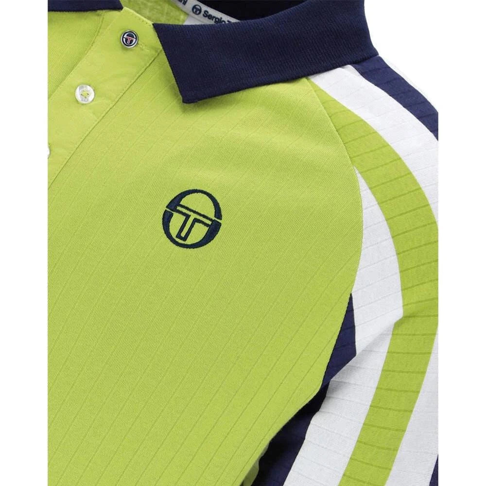 Sergio Tacchini New Blow Polo Dark Citron/Maritime Blue/Gardenia - RD1 Clothing