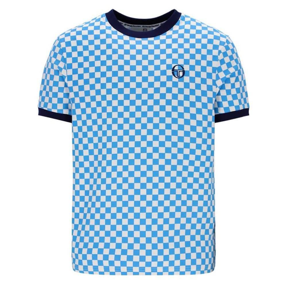 Sergio Tacchini Alfredo T-shirt Maritime Blue/Azure Blue/Gardenia - RD1 Clothing