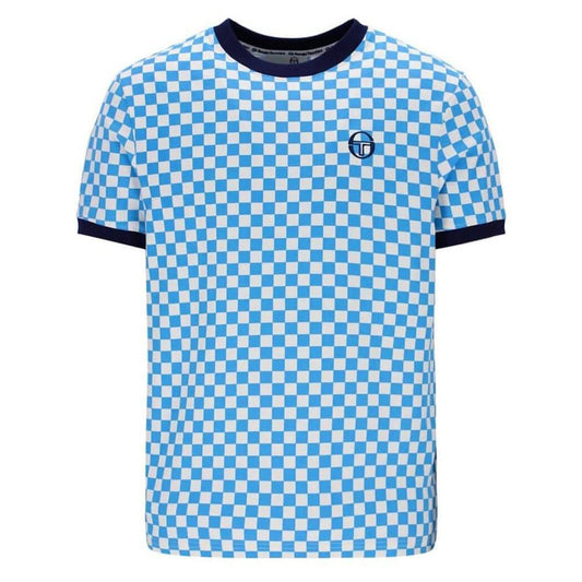 Sergio Tacchini Alfredo T-shirt Maritime Blue/Azure Blue/Gardenia - RD1 Clothing