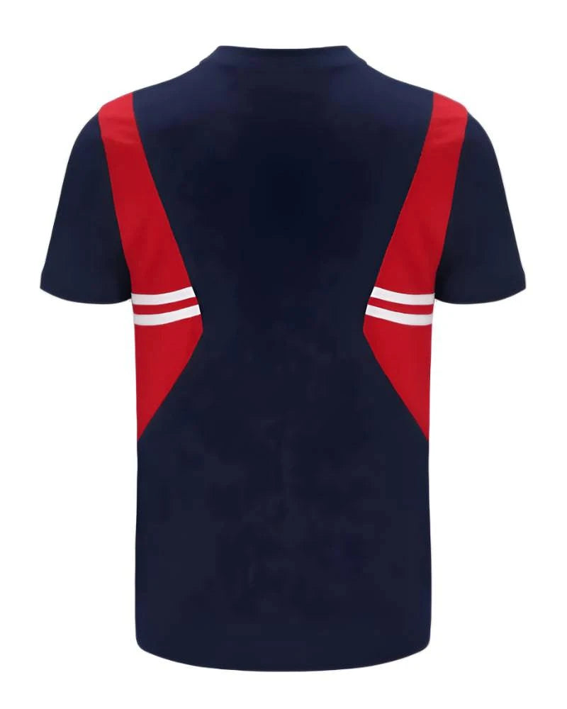 Sergio Tacchini Blow T-Shirt In Maritime Blue/ Adrenaline Rush/ White - RD1 Clothing