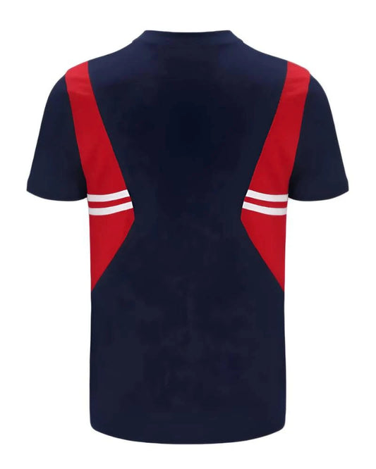 Sergio Tacchini Blow T-Shirt In Maritime Blue/ Adrenaline Rush/ White - RD1 Clothing
