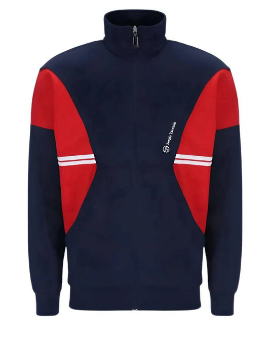 Sergio Tacchini Blow Track Top In Maritime Blue/ Adrenaline Rush/ White - RD1 Clothing