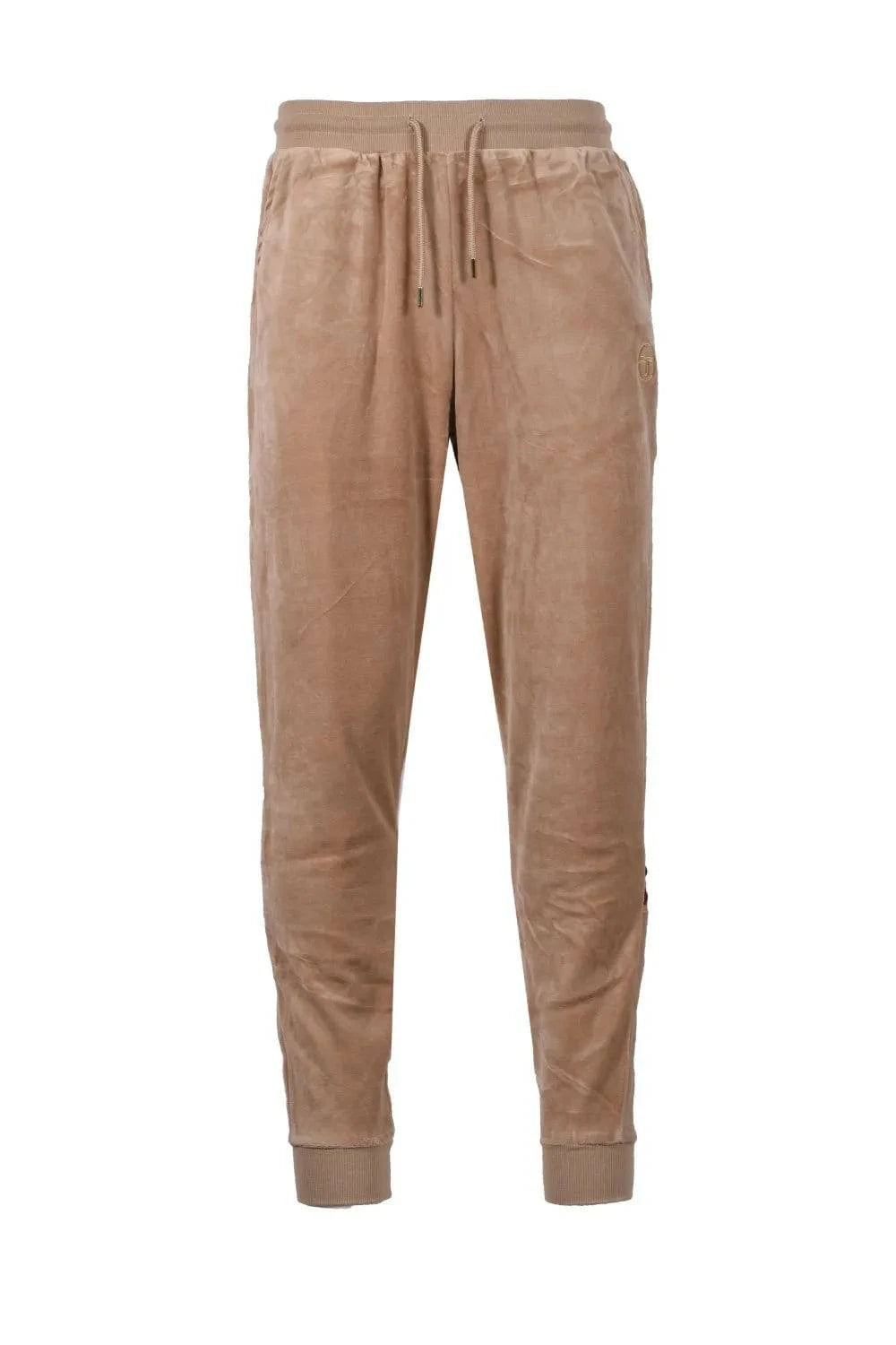 Sergio Tacchini Orion Luxe Velour Track Pants In Humus Brown - RD1 Clothing