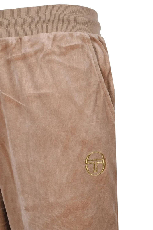Sergio Tacchini Orion Luxe Velour Track Pants In Humus Brown - RD1 Clothing