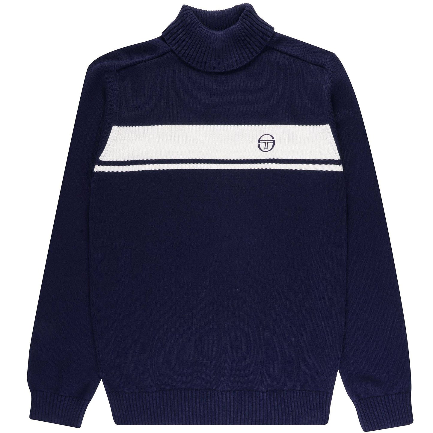 Sergio Tacchini Damarindo Roll Neck Navy - RD1 Clothing