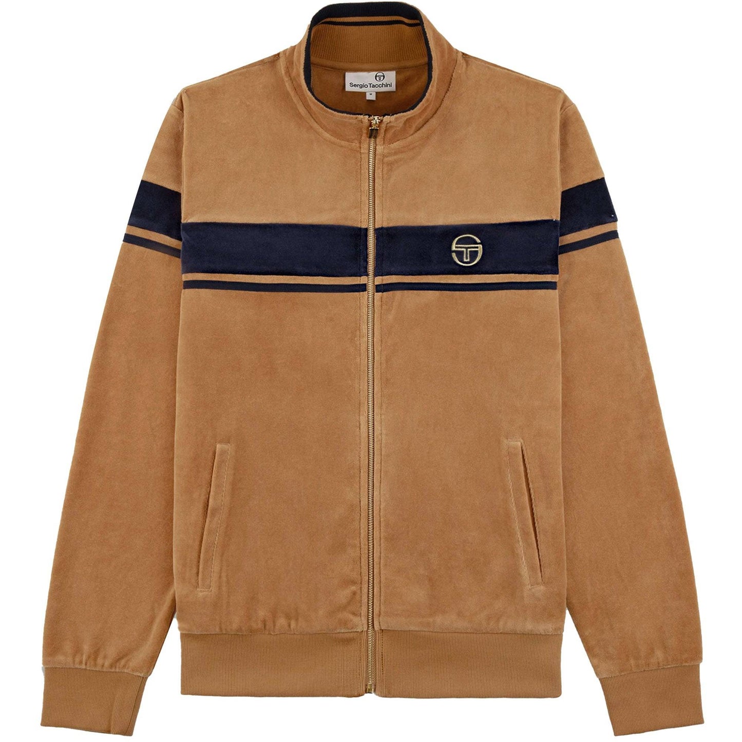 Sergio Tacchini Damarindo Velour Full Tracksuit Almond - RD1 Clothing