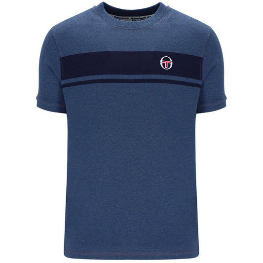 Sergio Tacchini Denim Master T-shirt Mid Denim - RD1 Clothing