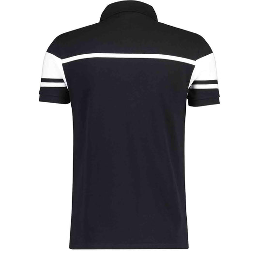 Sergio Tacchini Heath Polo In Black/ White - RD1 Clothing