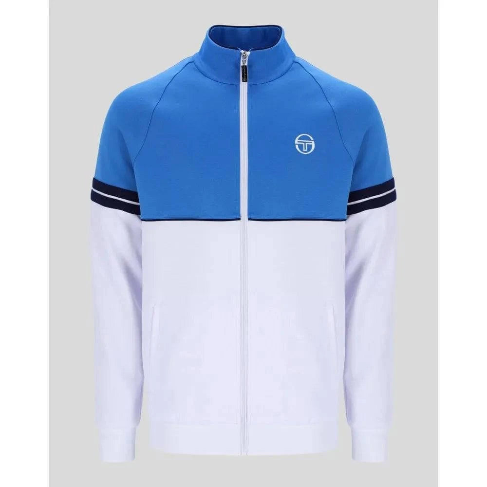 Sergio Tacchini Orion Track Top In Palace Blue/White