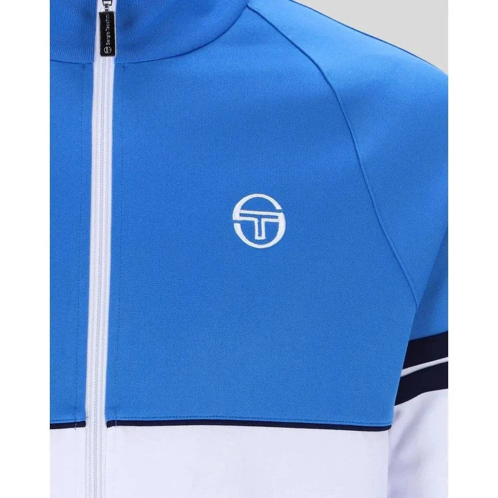 Sergio Tacchini Orion Track Top In Palace Blue/White