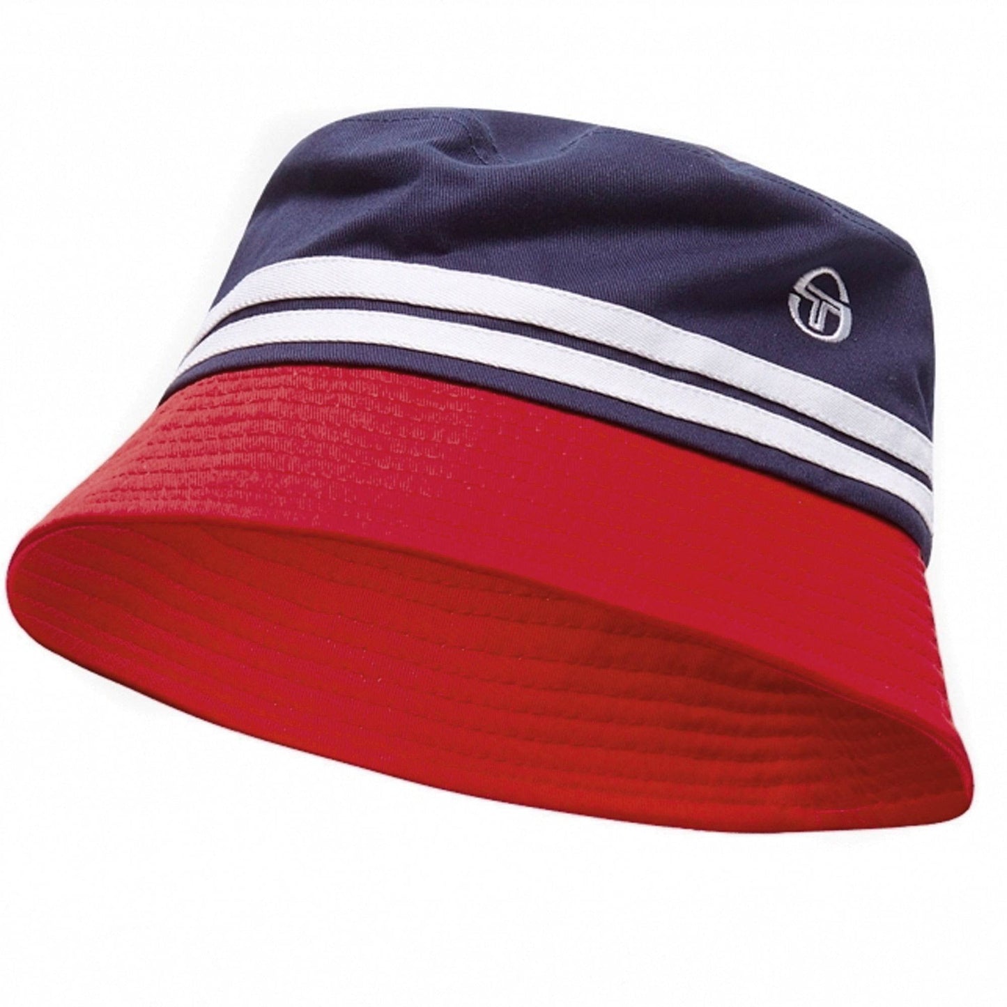 Sergio Tacchini Stonewoods Bucket Hat Maritime Blue/Adrenaline Rush - RD1 Clothing