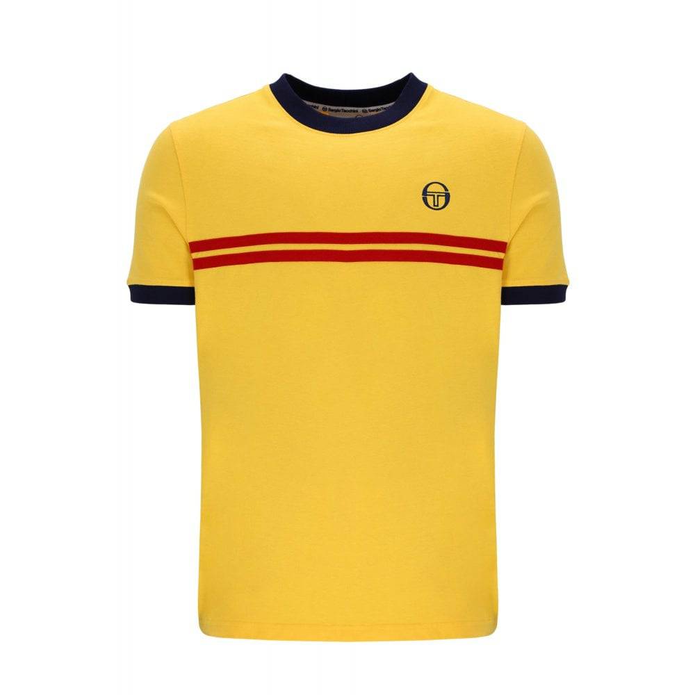 Sergio Tacchini Supermac T-Shirt Daffodil/ Nautical Blue / Adrenaline Rush - RD1 Clothing