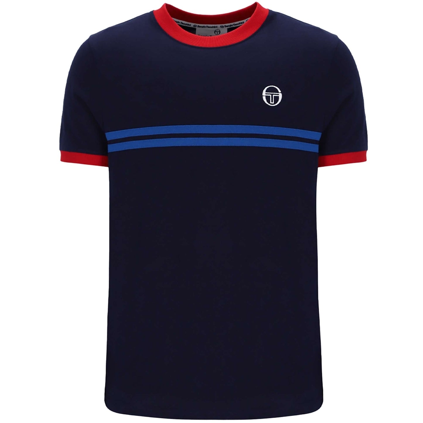 Sergio Tacchini Supermac T-Shirt Maritime Blue/Adrenaline Rush/Nautical Blue - RD1 Clothing