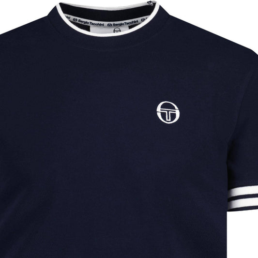 Sergio Tacchini New Iceberg T-Shirt in Maritime Blue - RD1 Clothing