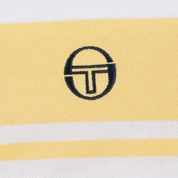 Sergio Tacchini Young Line polo In White/Golden Haze - RD1 Clothing