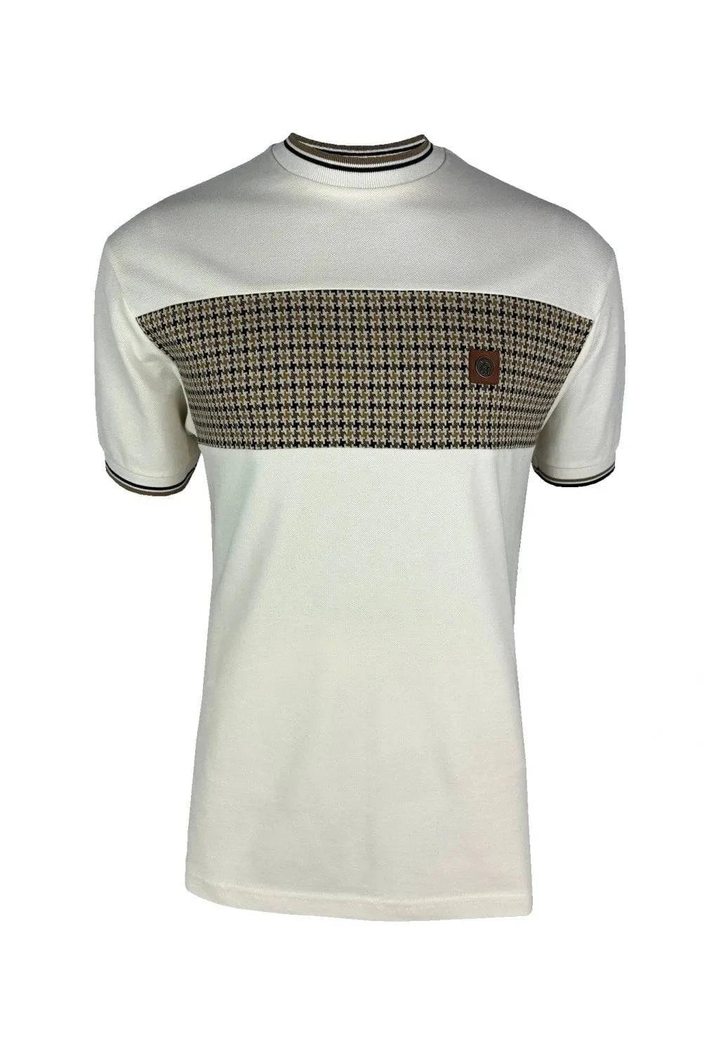 Trojan Houndstooth Panel Tee TR/8879 - RD1 Clothing