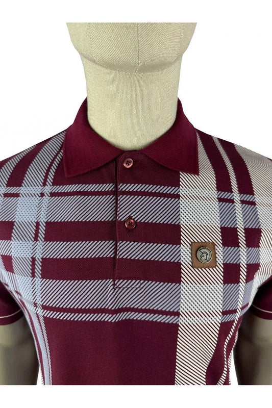 Trojan Oversize Check Panel Polo port