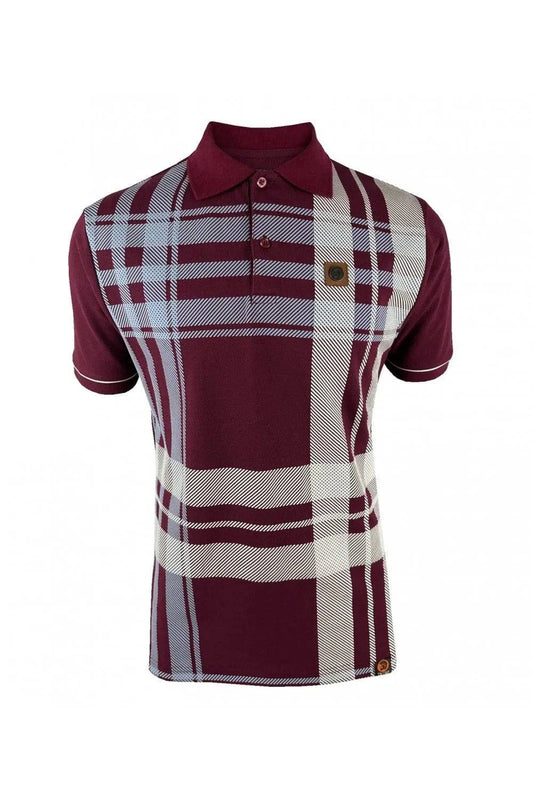 Trojan Oversize Check Panel Polo port