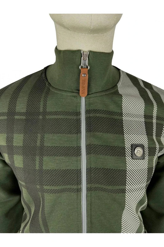 Trojan Oversize Check Track Top Army TR/8902 - RD1 Clothing