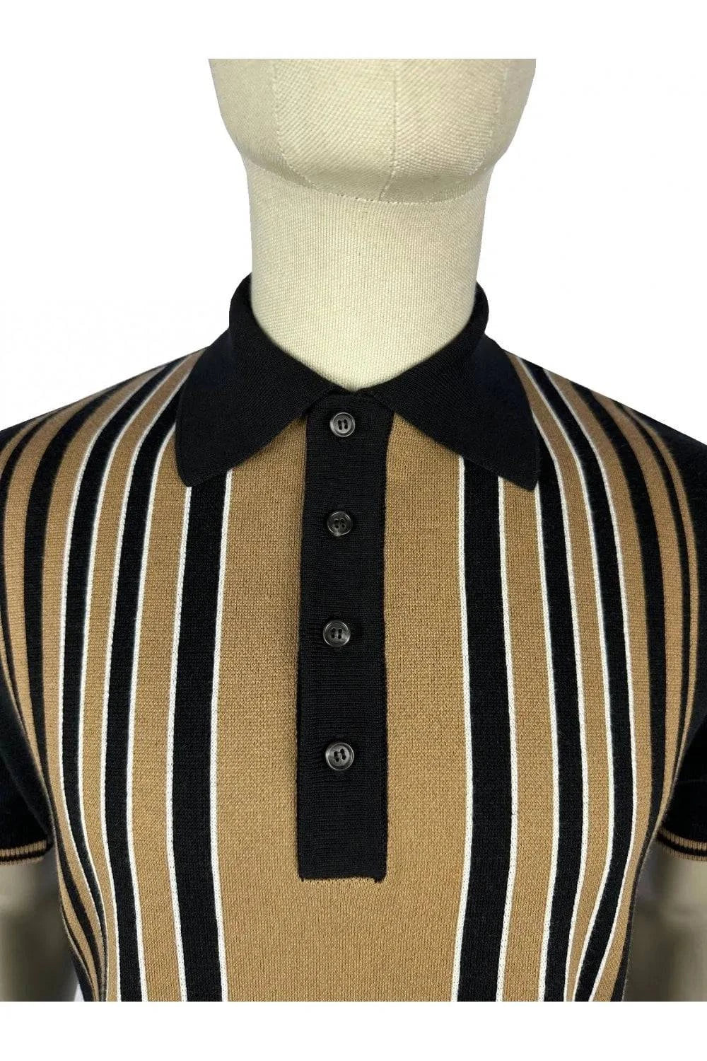 Trojan Stripe Front Panel Polo TR/8914 - RD1 Clothing