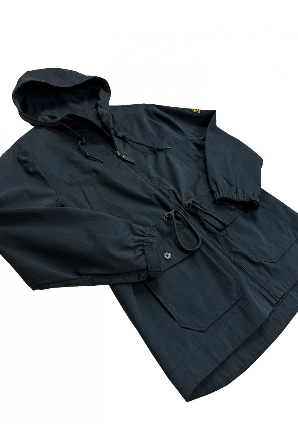 Trojan Twill Badged Parka Navy
