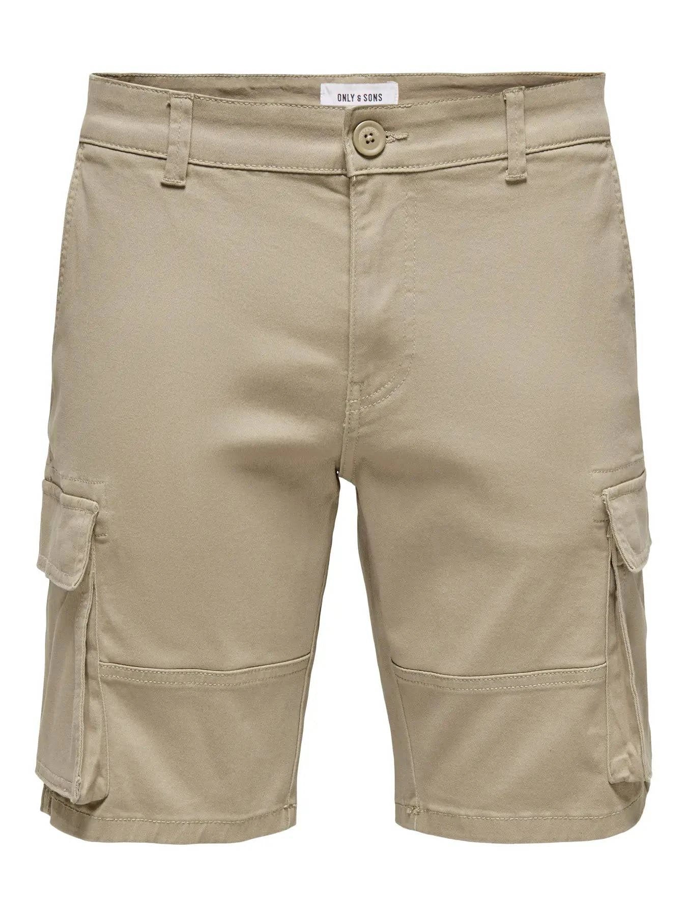 Only & Sons Cargo Shorts in Sand - RD1 Clothing