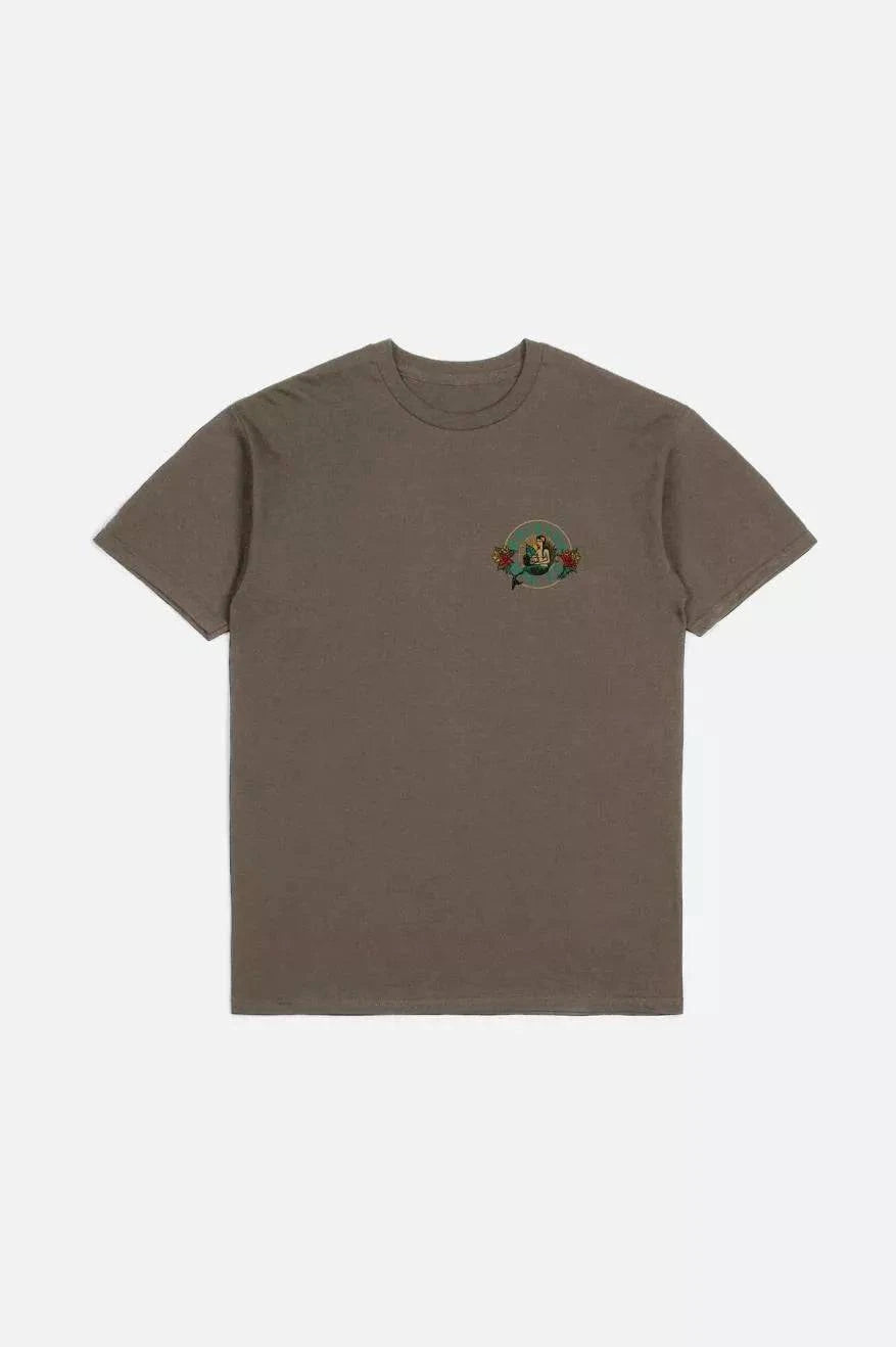 Brixton Geneva SS Tee Dark Earth