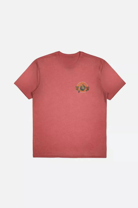 Brixton Geneva SS Tee Dusty Cedar Worn Wash - RD1 Clothing