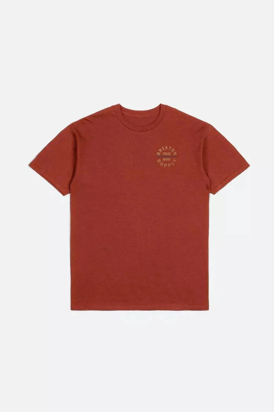 Brixton Oath V S/S STT Barn Red/ Antelope/ Ombre Blue